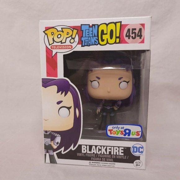 Funko Other - Funko Pop Television 454 Teen Titans Go Blackfire Toysrus Exclusive DC Comics